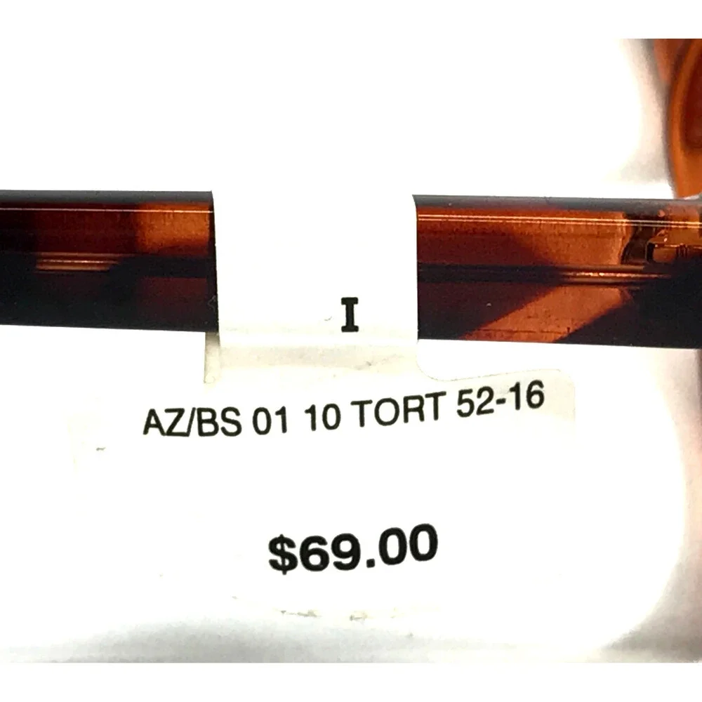 Blue Surf Eyeglasses Frame AZ/BS 01 COL 10 Tortoise Rectangle Full Rim 52-16-140